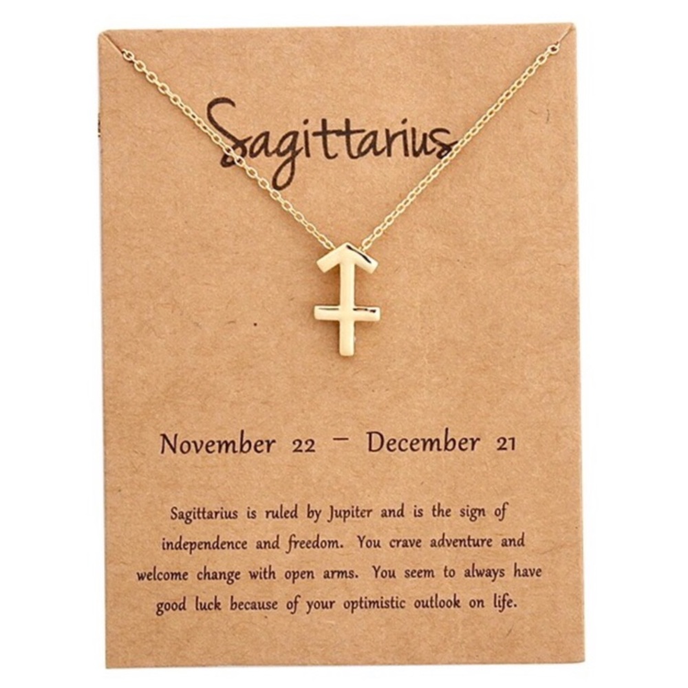 Minimalist Zodiac Sign Minimalist Charm Necklace - Picture 10 of 16